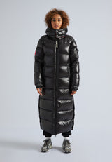 EZ Slick Puffer Hooded Ultra Long Jacket