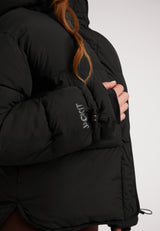 HELIO Cropped Duvet Puffer Jacket