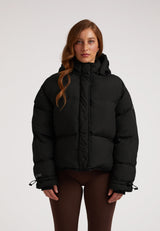 HELIO Cropped Duvet Puffer Jacket