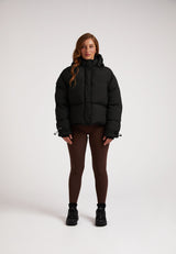 HELIO Cropped Duvet Puffer Jacket