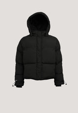 HELIO Cropped Duvet Puffer Jacket