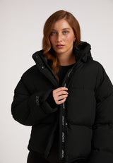 HELIO Cropped Duvet Puffer Jacket