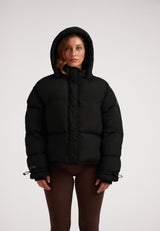 HELIO Cropped Duvet Puffer Jacket