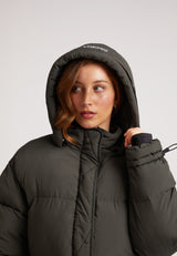 HELIO Cropped Duvet Puffer Jacket