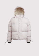 HELIO Cropped Duvet Puffer Jacket