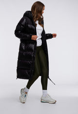 Diamond Down Extra Long Jacket