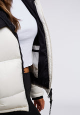 Diamond Down Alps Slick Crop Jacket