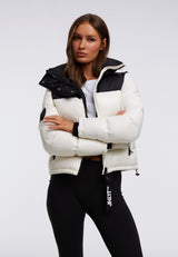 Diamond Down Alps Slick Crop Jacket