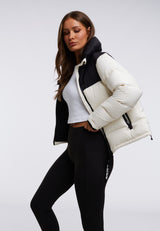 Diamond Down Alps Slick Crop Jacket
