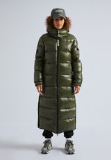 EZ Slick Puffer Hooded Ultra Long Jacket