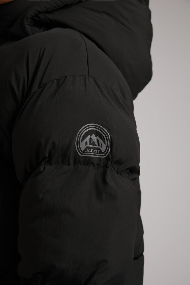 HELIO Cropped Duvet Puffer Jacket