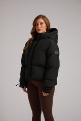 HELIO Cropped Duvet Puffer Jacket