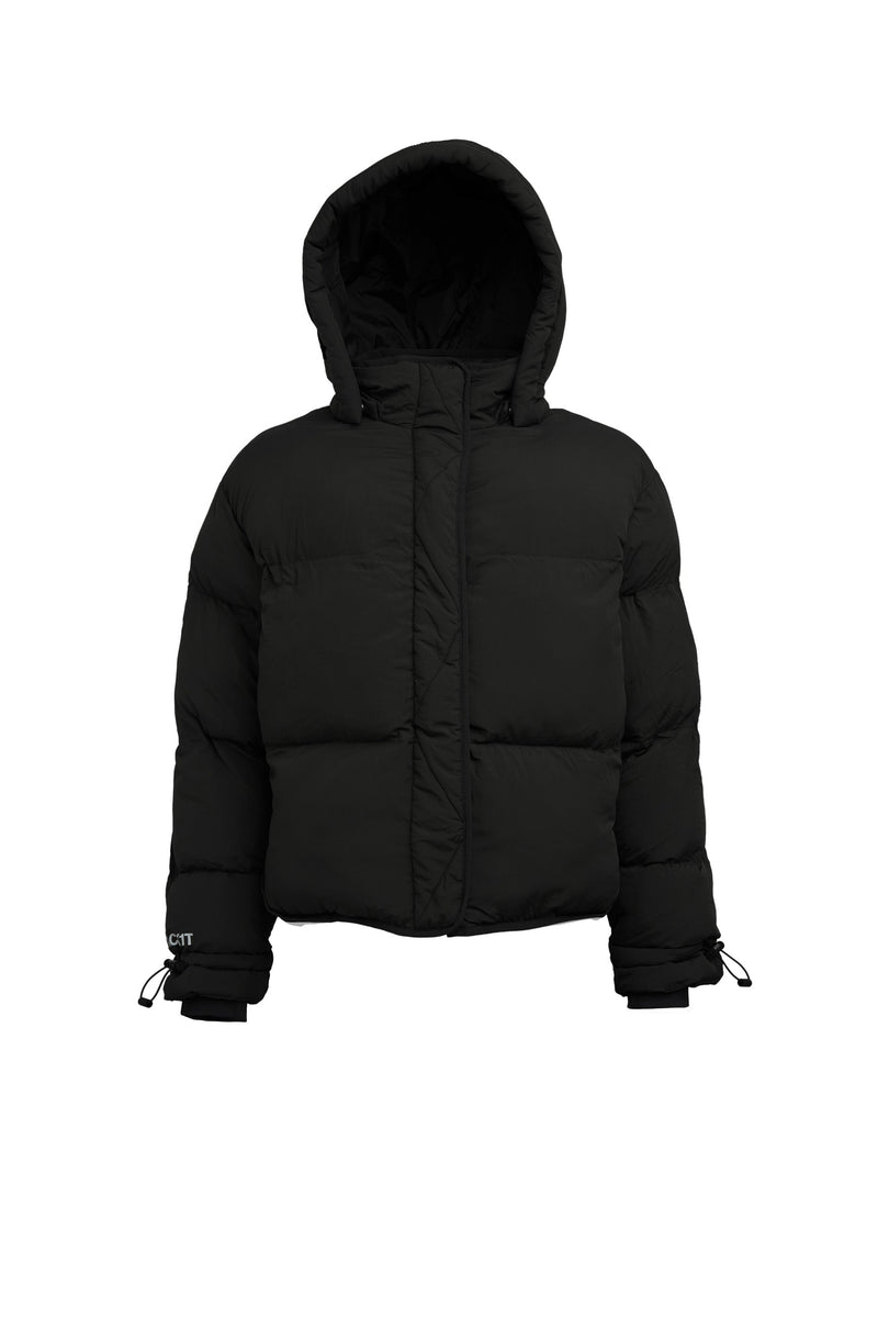 HELIO Cropped Duvet Puffer Jacket