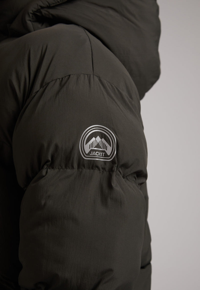 HELIO Cropped Duvet Puffer Jacket