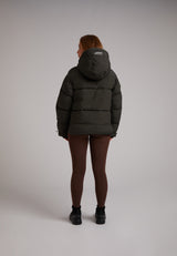 HELIO Cropped Duvet Puffer Jacket
