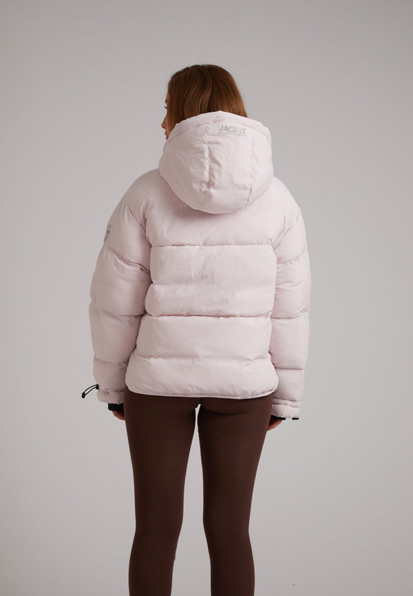 HELIO Cropped Duvet Puffer Jacket