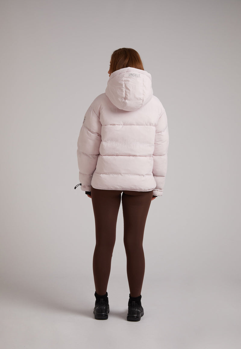 HELIO Cropped Duvet Puffer Jacket