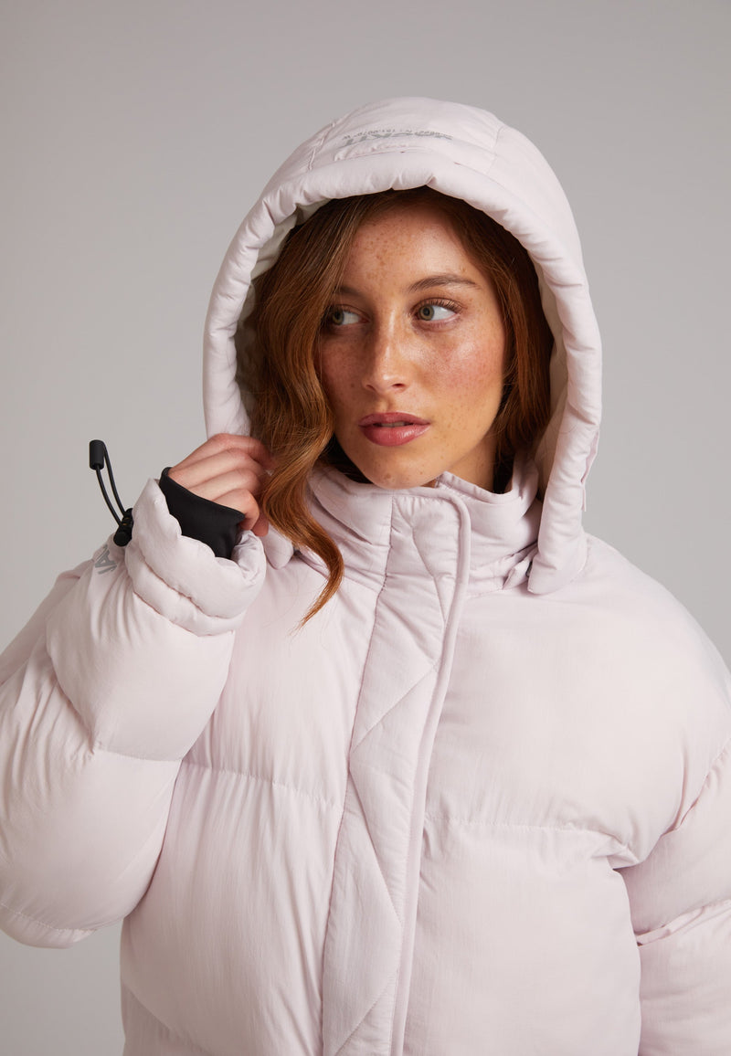 HELIO Cropped Duvet Puffer Jacket