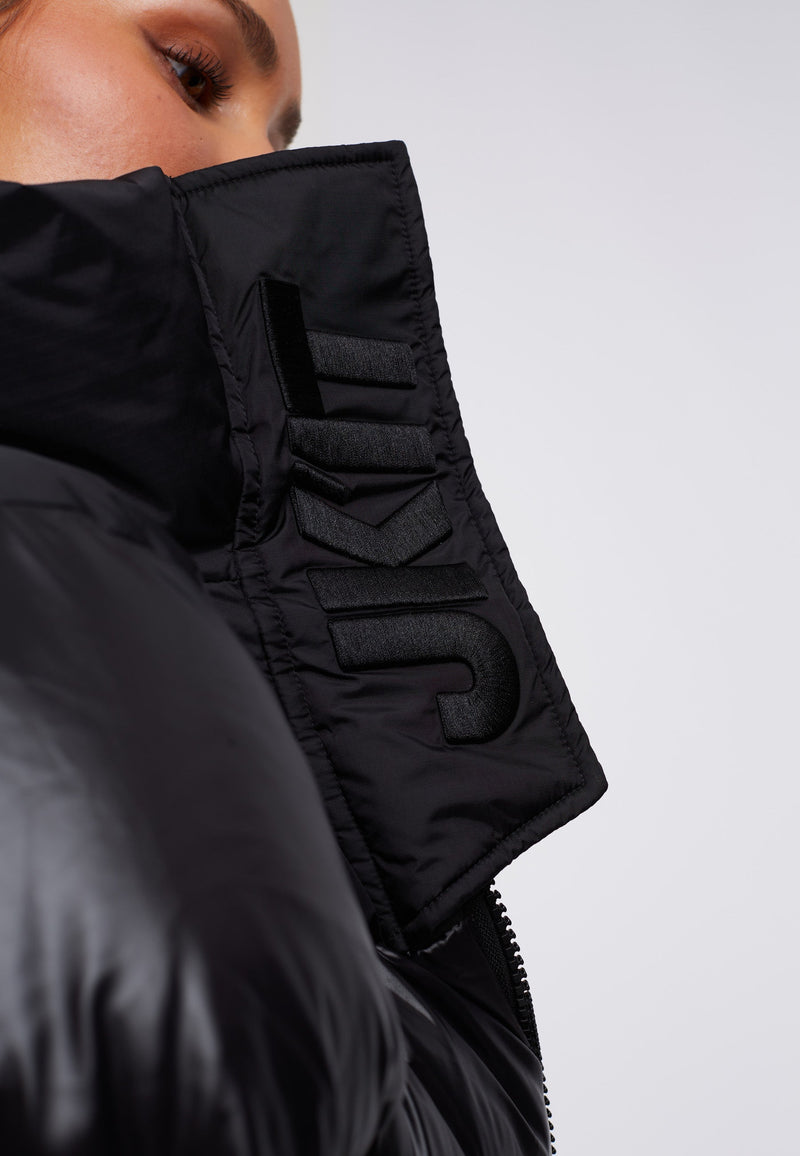 Diamond Down Alps Slick Crop Jacket