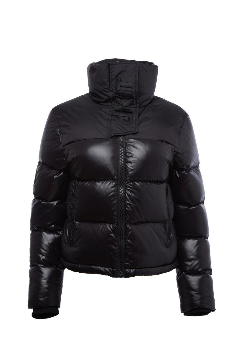 Diamond Down Alps Slick Crop Jacket