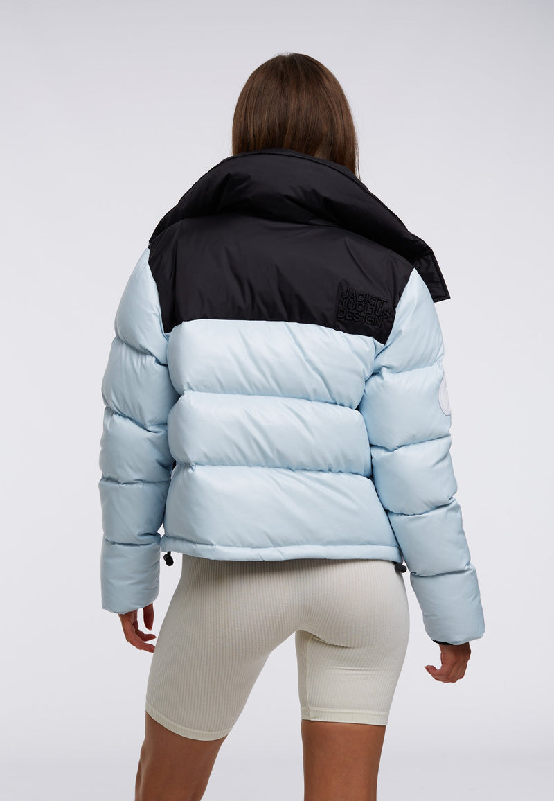 Diamond Down Alps Slick Crop Jacket