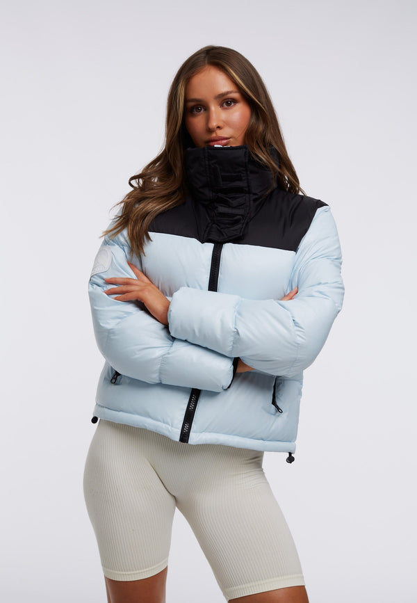 Diamond Down Alps Slick Crop Jacket