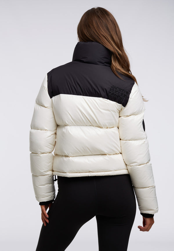 Diamond Down Alps Slick Crop Jacket